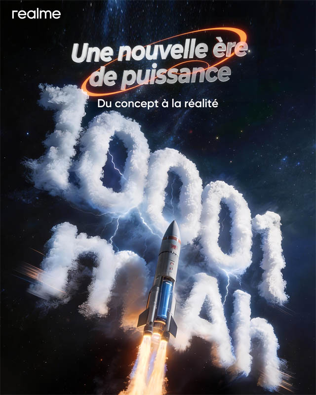 realme Power P4 batterie 10001 mAh